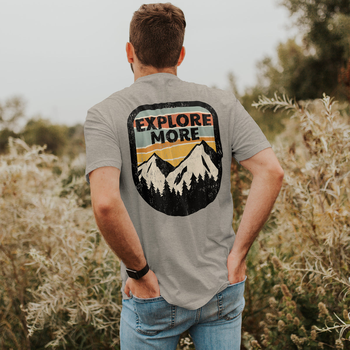 Explore More Distressed Men's Graphic T-Shirt – Big Moose Apparel