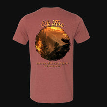 Load image into Gallery viewer, Elk Fire Mountainside BACK PRINT w/ front logo Fundraiser T-Shirt