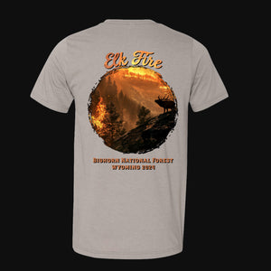 Elk Fire Mountainside Fundraiser T-Shirt