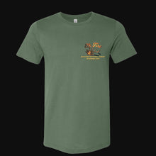 Load image into Gallery viewer, Elk Fire Mountainside BACK PRINT w/ front logo Fundraiser T-Shirt