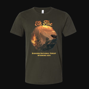 Elk Fire Mountainside Fundraiser T-Shirt