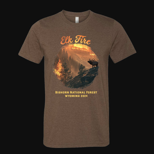 Elk Fire Mountainside Fundraiser T-Shirt