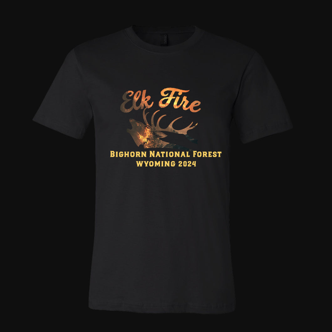 Elk Fire Silhouette Fundraiser T-Shirt