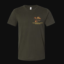 Load image into Gallery viewer, Elk Fire Mountainside BACK PRINT w/ front logo Fundraiser T-Shirt