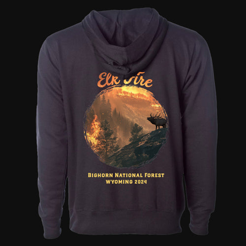 Elk Fire Mountainside Fundraiser Hoodie