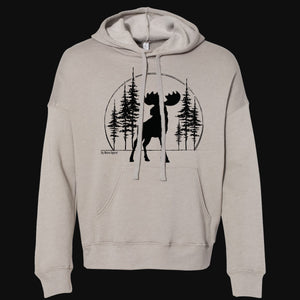 Big Moose Pine Trees Women's Hoodie