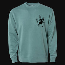 Load image into Gallery viewer, Lodgepole Moose Women&#39;s Garment Dyed Sweatshirt