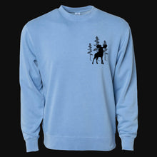 Load image into Gallery viewer, Lodgepole Moose Women&#39;s Garment Dyed Sweatshirt