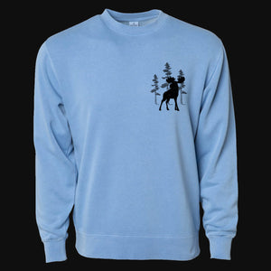 Lodgepole Moose Men's Garment Dyed Sweatshirt