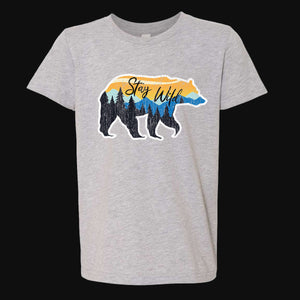 Stay Wild Bear Youth T-Shirt