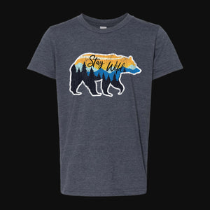 Stay Wild Bear Youth T-Shirt