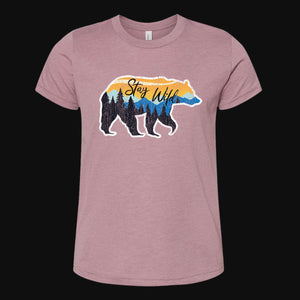 Stay Wild Bear Youth T-Shirt