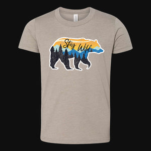 Stay Wild Bear Youth T-Shirt