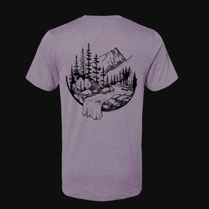 Mountain Stream Men's Graphic T Shirt