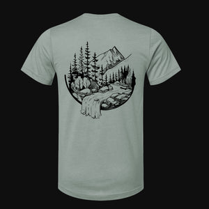 Mountain Stream Men's Graphic T Shirt