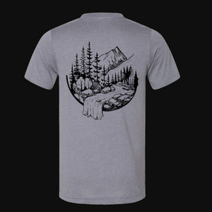 Mountain Stream Men's Graphic T Shirt