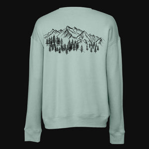 Mountain Landscape Women's Sweatshirt