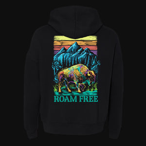 Roam Free Bison Women's Hoodie