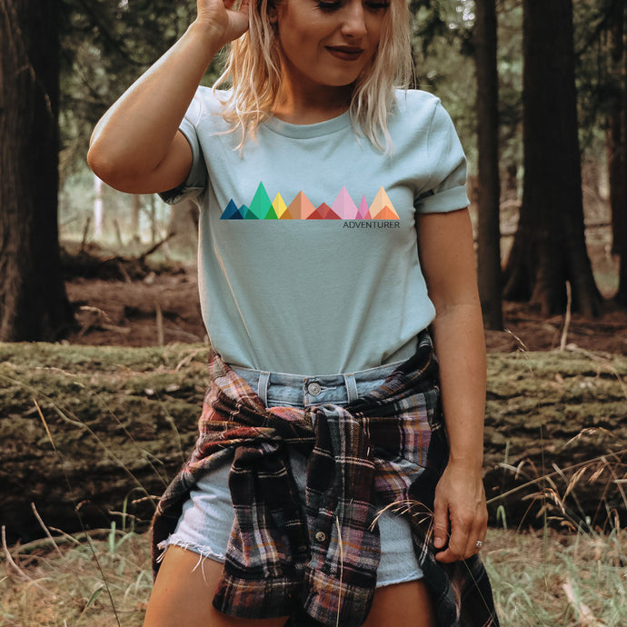 Mountain Lover Adventurer Womens Graphic tee