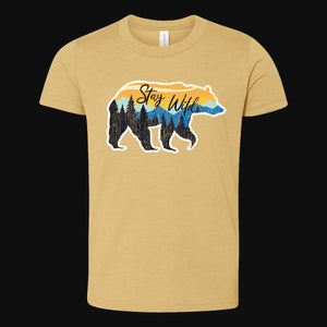 Stay Wild Bear Youth T-Shirt