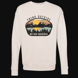 Think Outside Men's Crewneck Sweatshirt