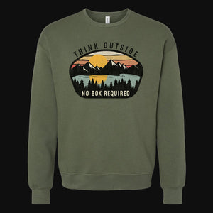 Think Outside Men's Crewneck Sweatshirt