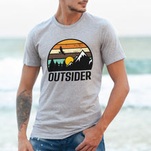 Load image into Gallery viewer, outsider t shirt mountain graphic tee