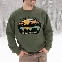 Load image into Gallery viewer, Think Outside Men&#39;s Crewneck Sweatshirt