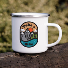 Load image into Gallery viewer, Take a Hike Enamel Camp Cup