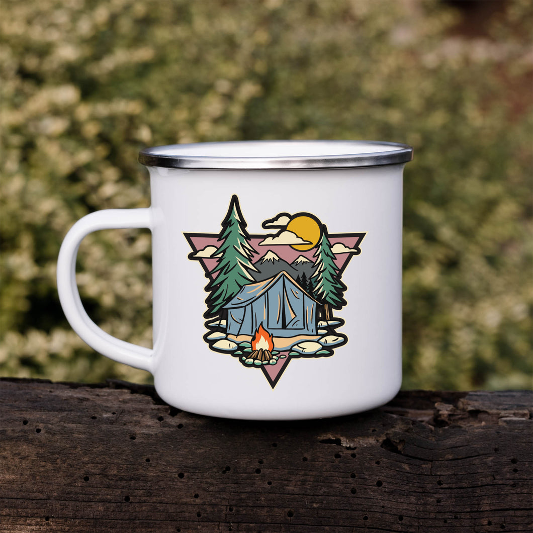 Tent Camping Enamel Camp Cup