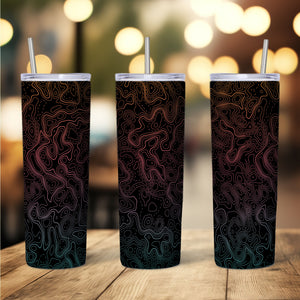 Topographic 20oz tumbler